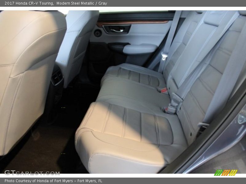 Modern Steel Metallic / Gray 2017 Honda CR-V Touring