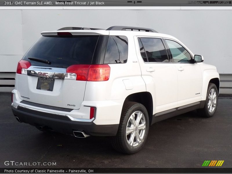 White Frost Tricoat / Jet Black 2017 GMC Terrain SLE AWD