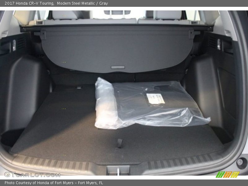 Modern Steel Metallic / Gray 2017 Honda CR-V Touring