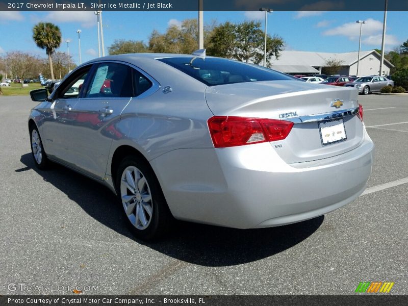 Silver Ice Metallic / Jet Black 2017 Chevrolet Impala LT