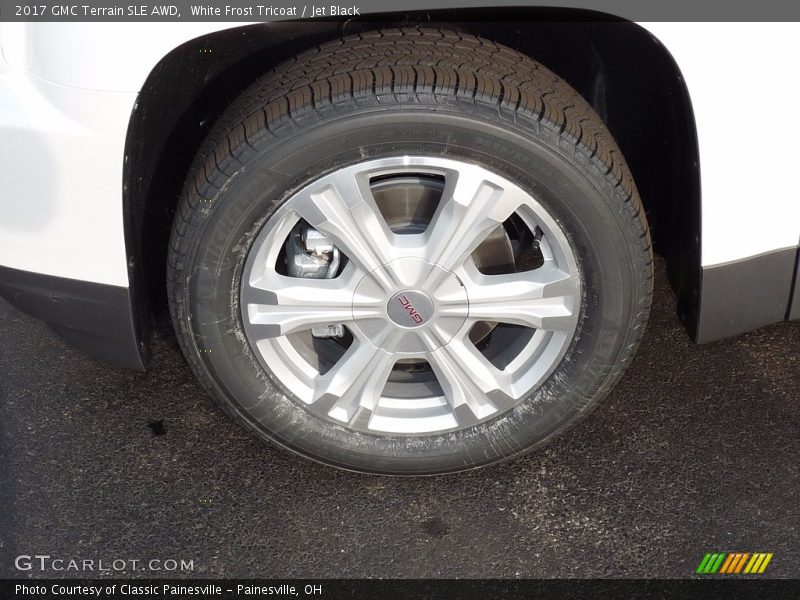 White Frost Tricoat / Jet Black 2017 GMC Terrain SLE AWD