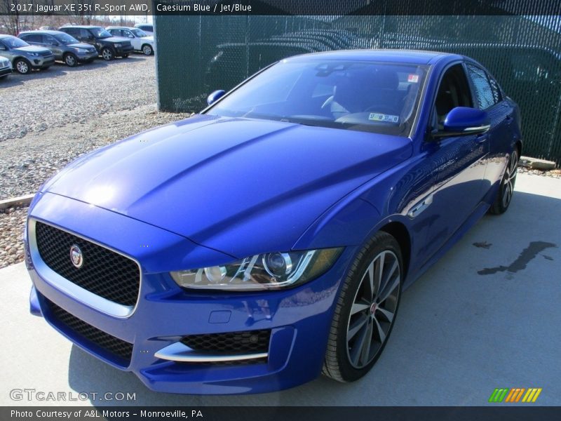 Caesium Blue / Jet/Blue 2017 Jaguar XE 35t R-Sport AWD