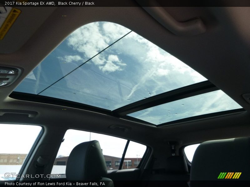 Black Cherry / Black 2017 Kia Sportage EX AWD