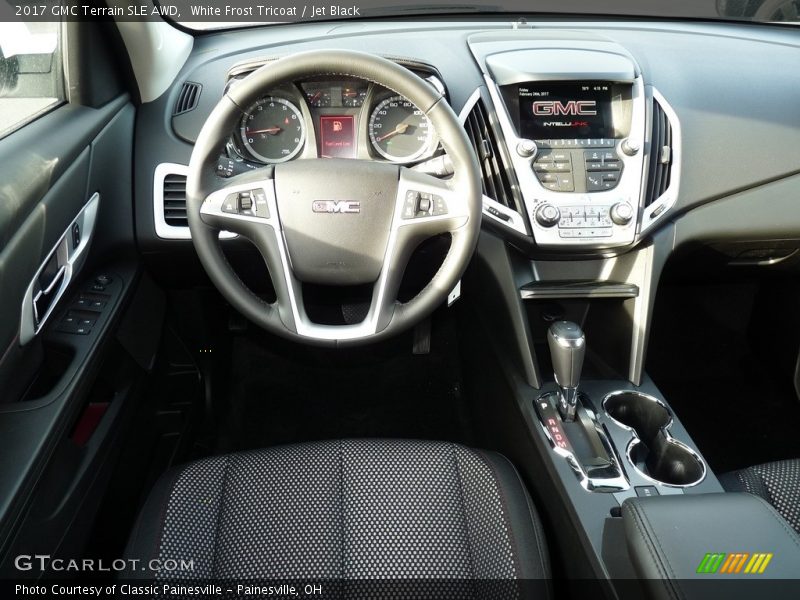 White Frost Tricoat / Jet Black 2017 GMC Terrain SLE AWD