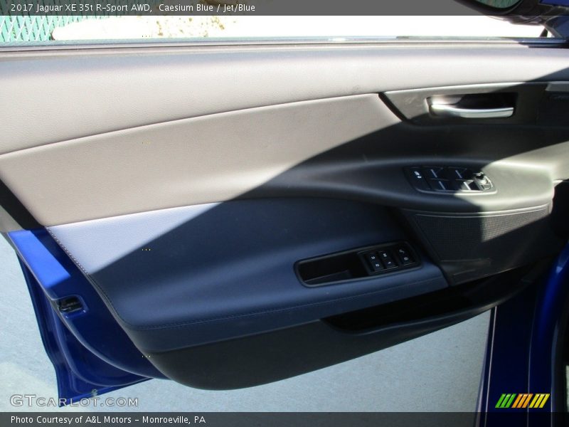 Caesium Blue / Jet/Blue 2017 Jaguar XE 35t R-Sport AWD