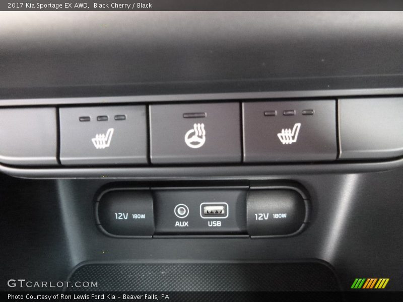 Black Cherry / Black 2017 Kia Sportage EX AWD