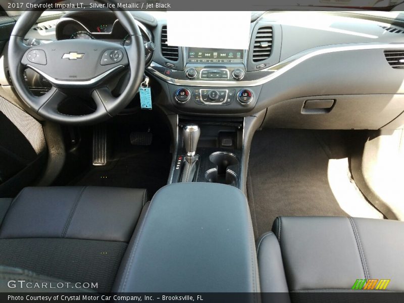 Silver Ice Metallic / Jet Black 2017 Chevrolet Impala LT