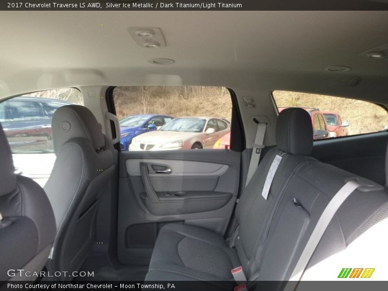 Silver Ice Metallic / Dark Titanium/Light Titanium 2017 Chevrolet Traverse LS AWD