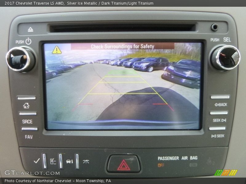Silver Ice Metallic / Dark Titanium/Light Titanium 2017 Chevrolet Traverse LS AWD
