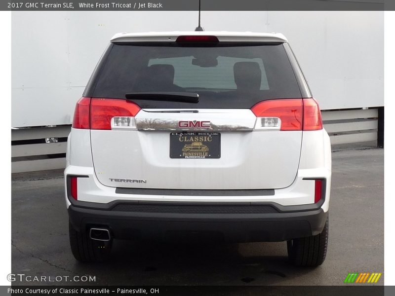 White Frost Tricoat / Jet Black 2017 GMC Terrain SLE