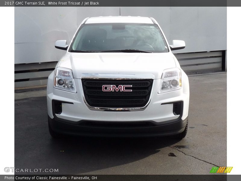 White Frost Tricoat / Jet Black 2017 GMC Terrain SLE