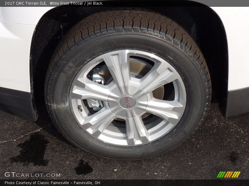 White Frost Tricoat / Jet Black 2017 GMC Terrain SLE
