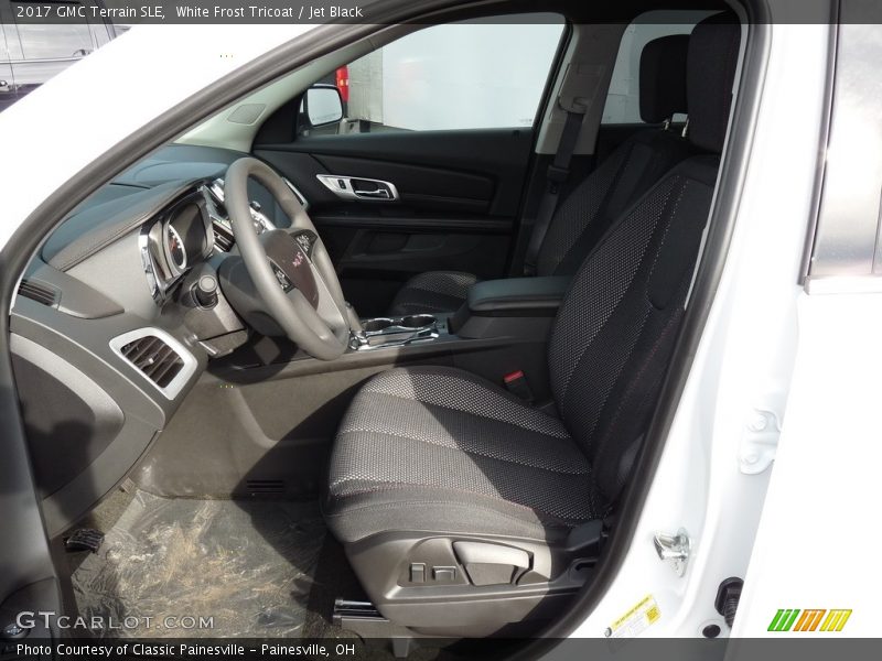 White Frost Tricoat / Jet Black 2017 GMC Terrain SLE