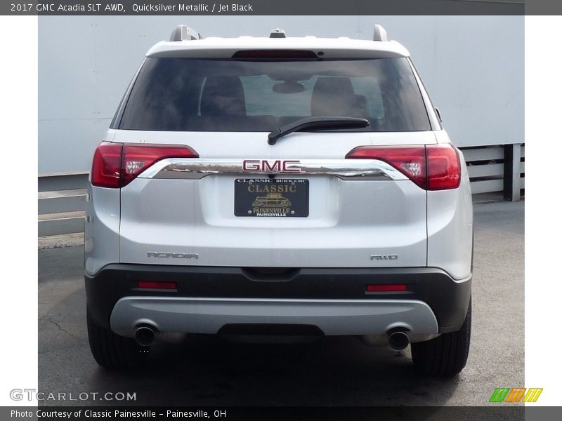 Quicksilver Metallic / Jet Black 2017 GMC Acadia SLT AWD