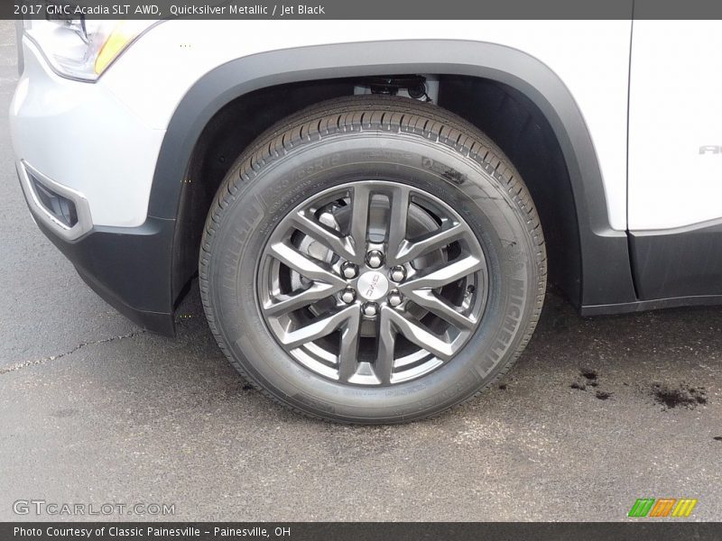 Quicksilver Metallic / Jet Black 2017 GMC Acadia SLT AWD