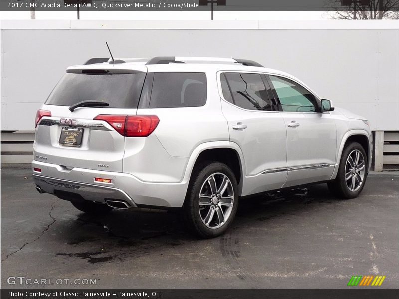 Quicksilver Metallic / Cocoa/Shale 2017 GMC Acadia Denali AWD