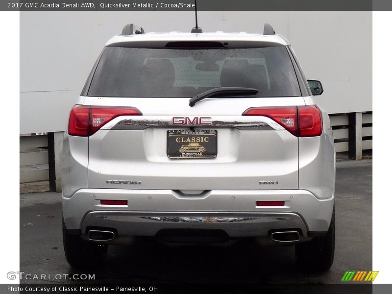 Quicksilver Metallic / Cocoa/Shale 2017 GMC Acadia Denali AWD