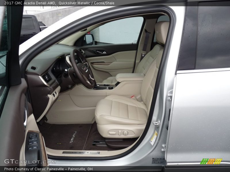 Quicksilver Metallic / Cocoa/Shale 2017 GMC Acadia Denali AWD