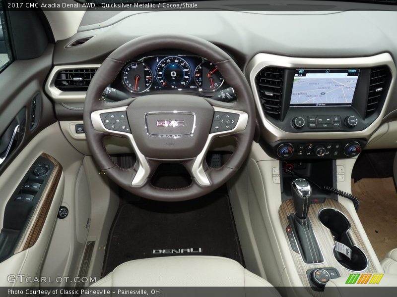 Quicksilver Metallic / Cocoa/Shale 2017 GMC Acadia Denali AWD
