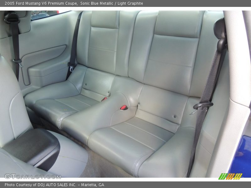 Rear Seat of 2005 Mustang V6 Premium Coupe