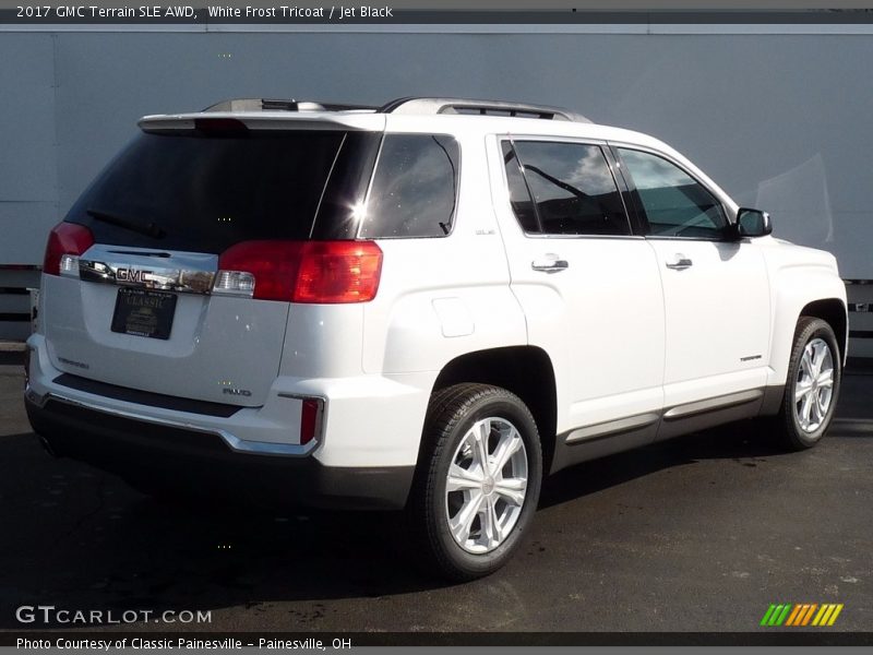 White Frost Tricoat / Jet Black 2017 GMC Terrain SLE AWD