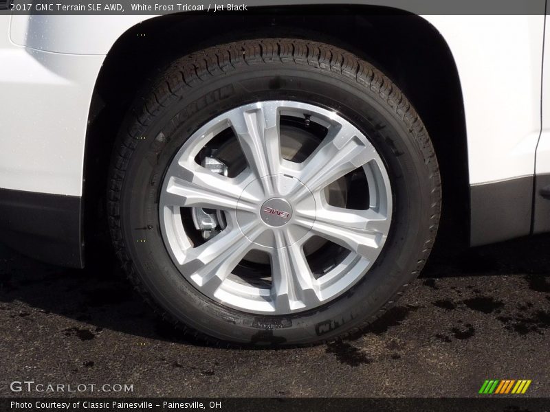 White Frost Tricoat / Jet Black 2017 GMC Terrain SLE AWD