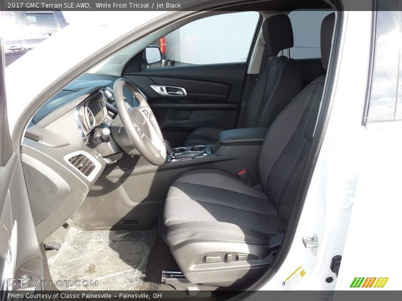 White Frost Tricoat / Jet Black 2017 GMC Terrain SLE AWD