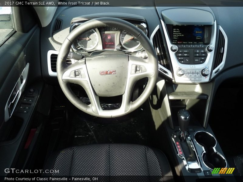 White Frost Tricoat / Jet Black 2017 GMC Terrain SLE AWD