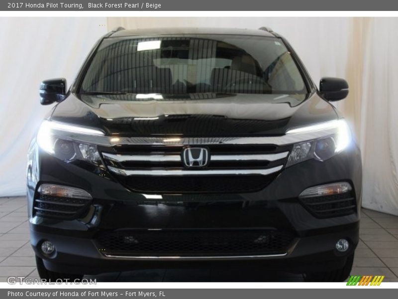Black Forest Pearl / Beige 2017 Honda Pilot Touring