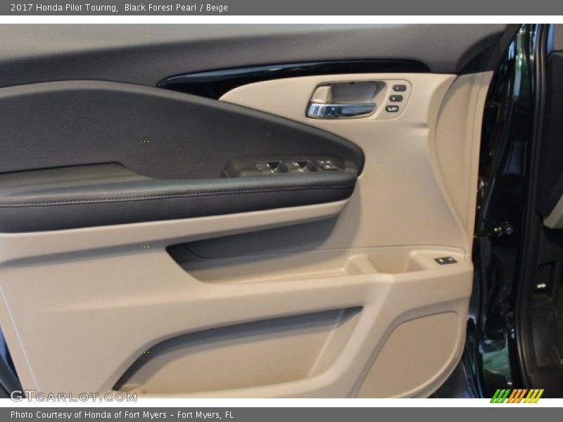 Black Forest Pearl / Beige 2017 Honda Pilot Touring