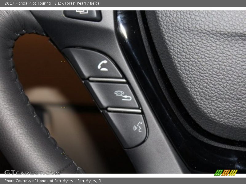 Black Forest Pearl / Beige 2017 Honda Pilot Touring