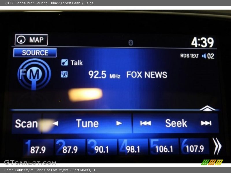 Black Forest Pearl / Beige 2017 Honda Pilot Touring