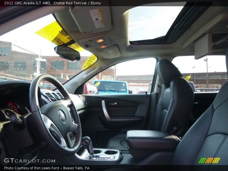 Crystal Red Tintcoat / Ebony 2012 GMC Acadia SLT AWD