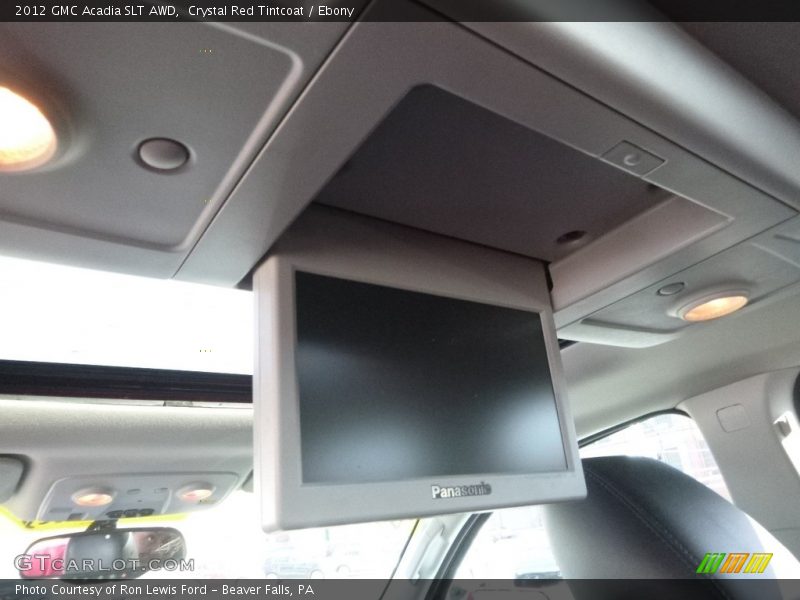 Crystal Red Tintcoat / Ebony 2012 GMC Acadia SLT AWD