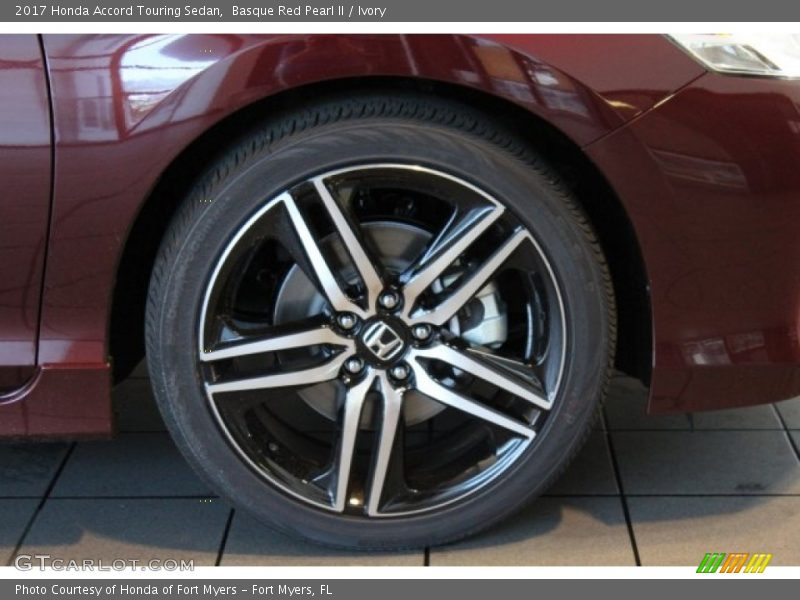 Basque Red Pearl II / Ivory 2017 Honda Accord Touring Sedan