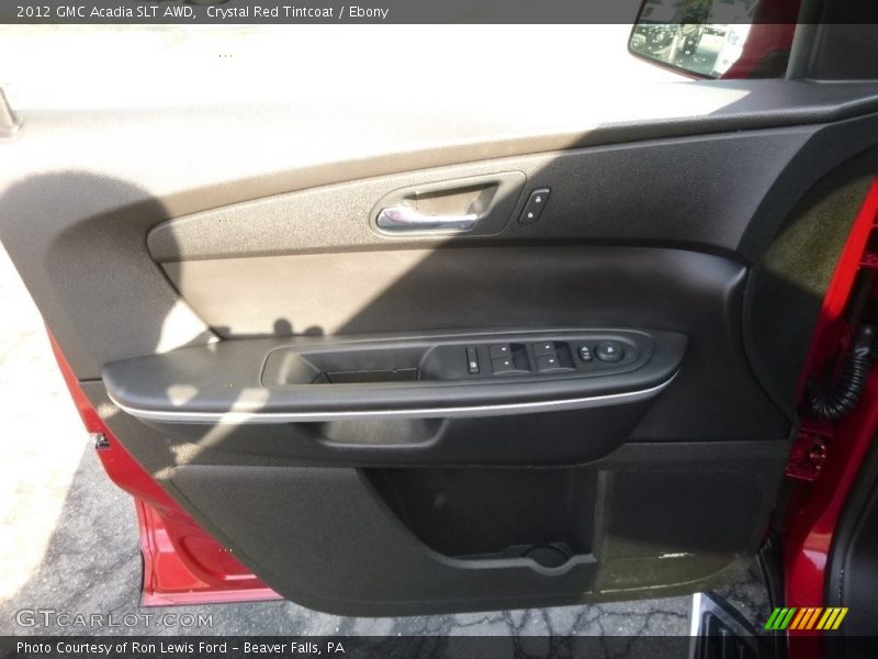 Crystal Red Tintcoat / Ebony 2012 GMC Acadia SLT AWD
