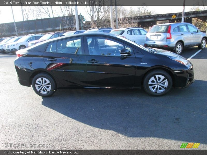 Midnight Black Metallic / Black 2016 Toyota Prius Four Touring