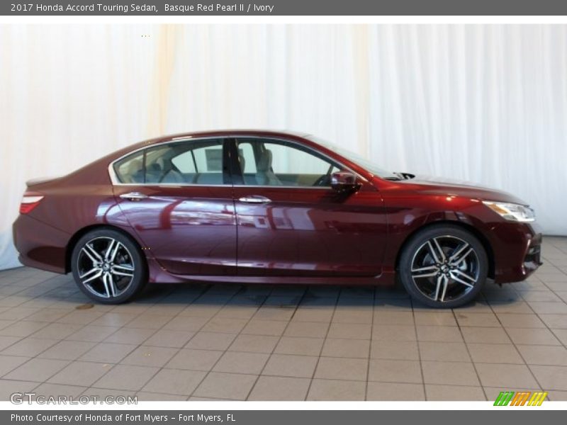 Basque Red Pearl II / Ivory 2017 Honda Accord Touring Sedan