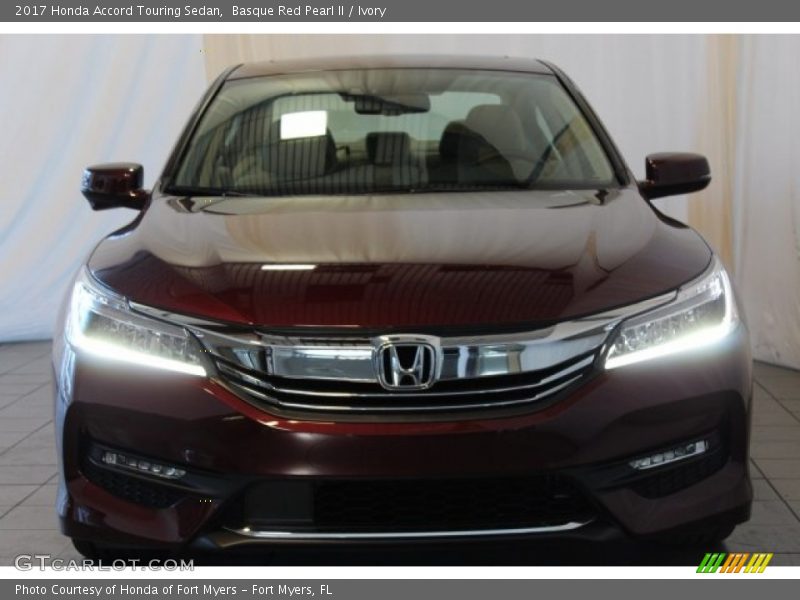 Basque Red Pearl II / Ivory 2017 Honda Accord Touring Sedan