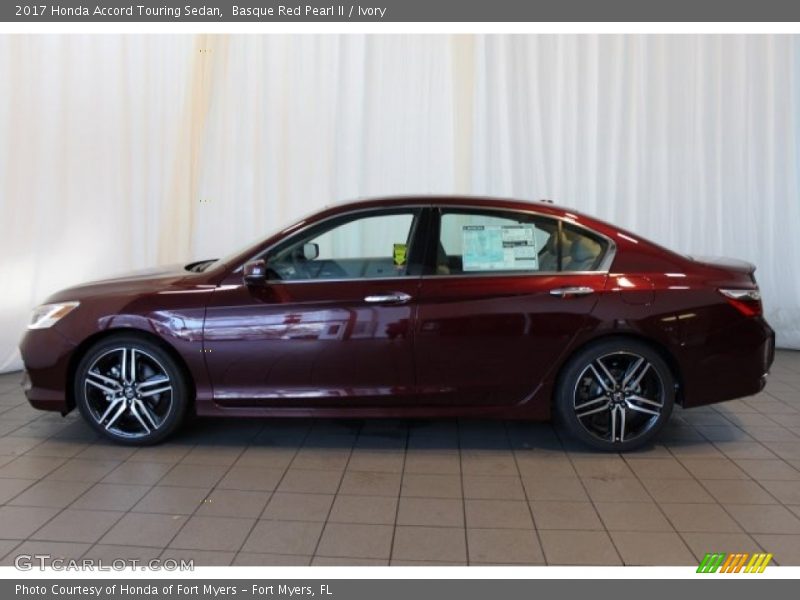 Basque Red Pearl II / Ivory 2017 Honda Accord Touring Sedan