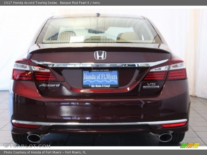 Basque Red Pearl II / Ivory 2017 Honda Accord Touring Sedan