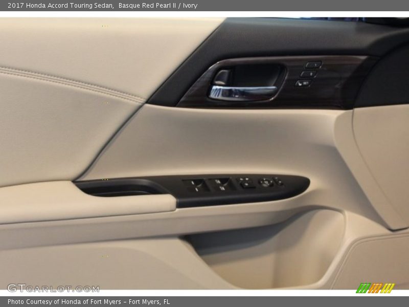 Basque Red Pearl II / Ivory 2017 Honda Accord Touring Sedan