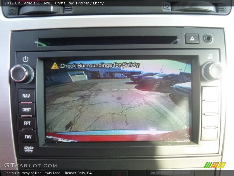 Crystal Red Tintcoat / Ebony 2012 GMC Acadia SLT AWD