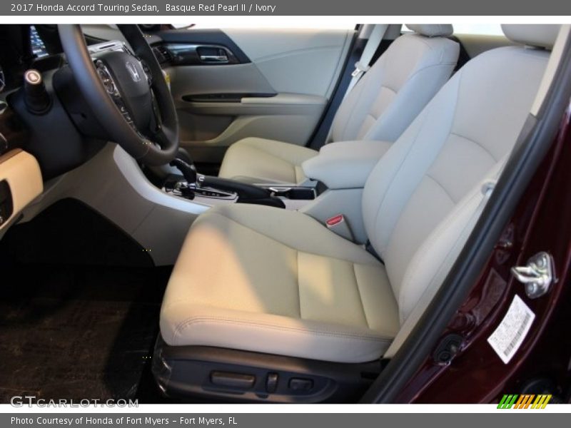 Basque Red Pearl II / Ivory 2017 Honda Accord Touring Sedan