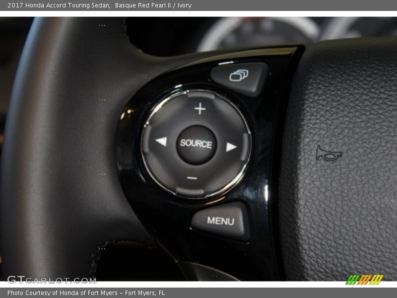 Basque Red Pearl II / Ivory 2017 Honda Accord Touring Sedan