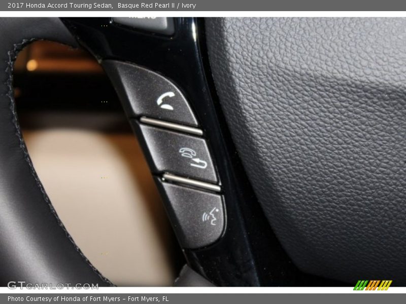 Basque Red Pearl II / Ivory 2017 Honda Accord Touring Sedan