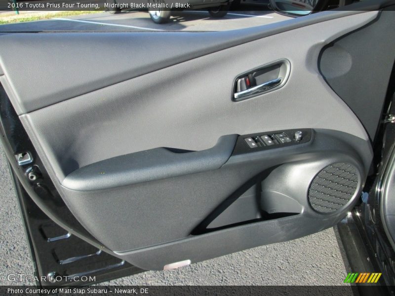 Midnight Black Metallic / Black 2016 Toyota Prius Four Touring