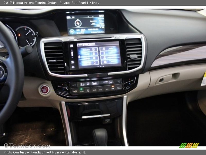 Basque Red Pearl II / Ivory 2017 Honda Accord Touring Sedan