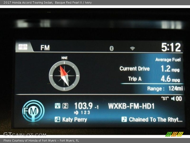 Basque Red Pearl II / Ivory 2017 Honda Accord Touring Sedan