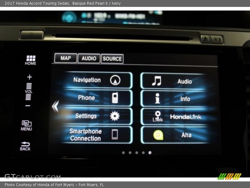 Basque Red Pearl II / Ivory 2017 Honda Accord Touring Sedan